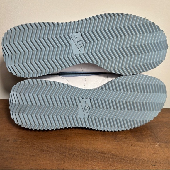 Nike Cortez By You Sneakers Shoes Custom FV9523 900 Size 6.5 White Baby Blue - Picture 5 of 7